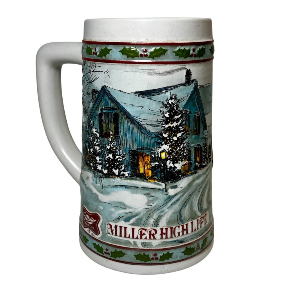 MILLER High Life Limited Edition Vintage Beer Stein by Ceramarte  Made In Brazil